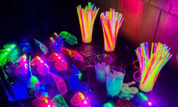 3-Hour Neon Party with Bubble Tent and Castle Combo Hire at Big Mirage