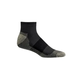 AETREX COPPER ANKLE SOCK BLACK