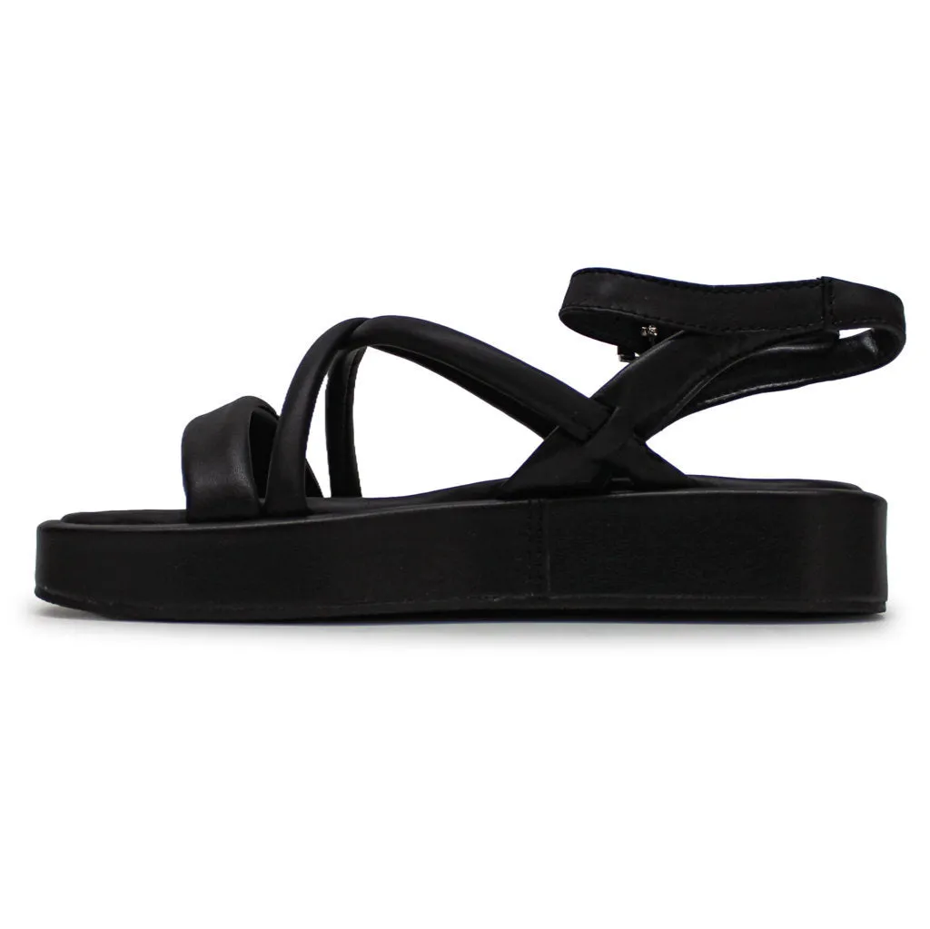 Alda Cross Leather Women's Slingback Sandals