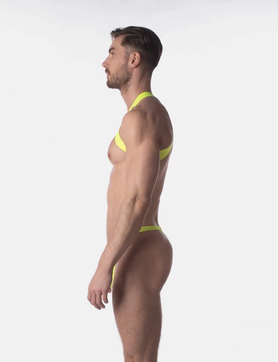 Barcode Berlin Thong Ronak Neon Green White Black