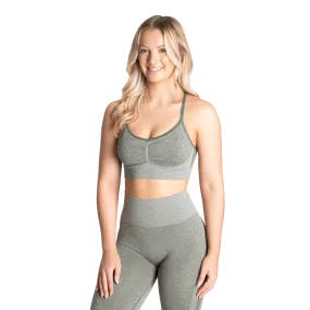 Better Bodies Curve Scrunch Bra - Green Melange