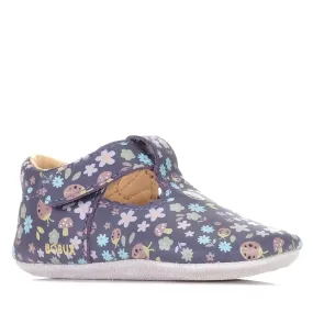 Bobux Soft Sole Meadow-BQ Grape Floral