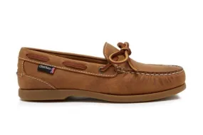 Chatham Olivia G2 - Walnut - Seahorse Slip-On Deck Shoes