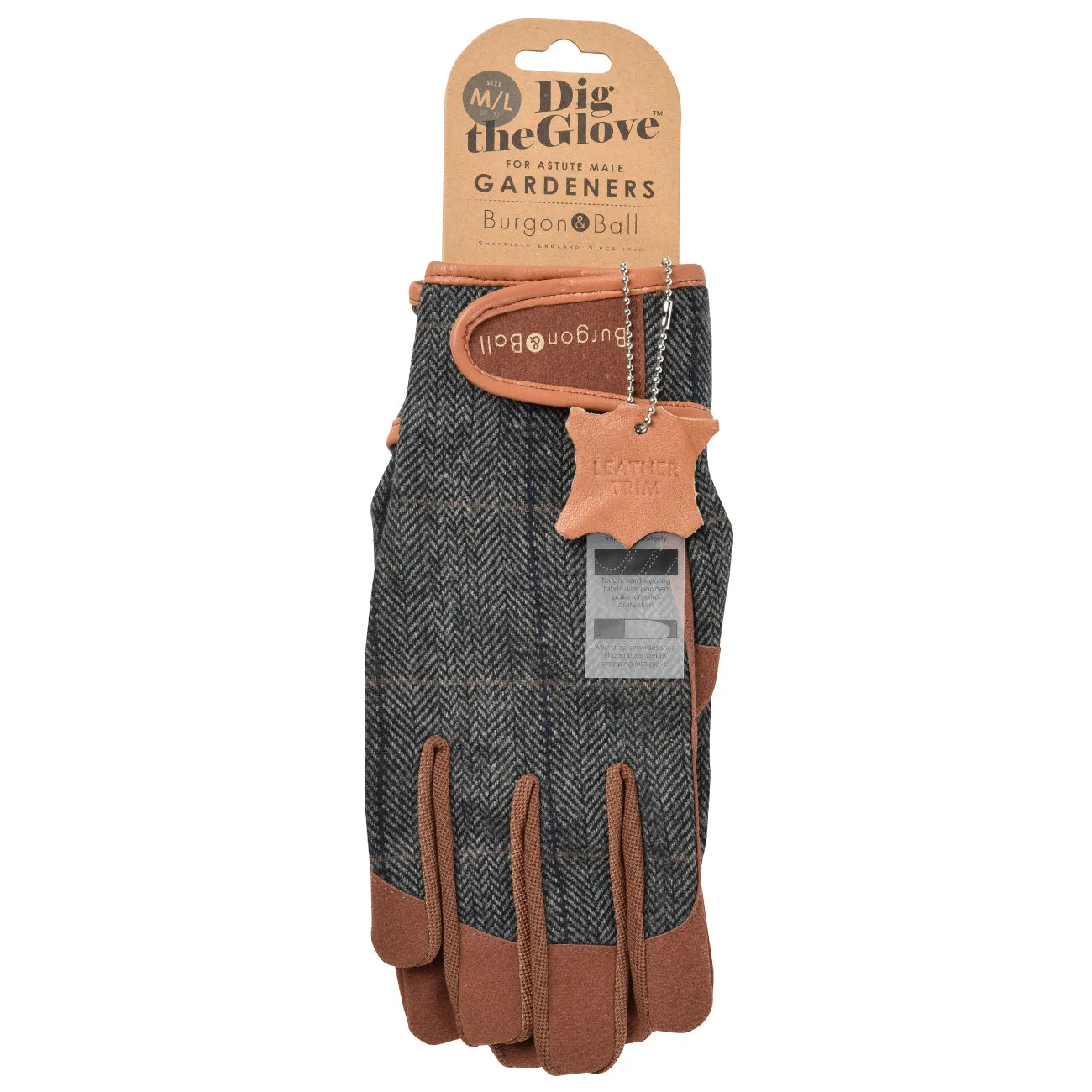 Dig The Glove - Tweed - M/L