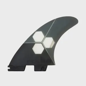 FCS AM Performance Core Tri Fins - Grey