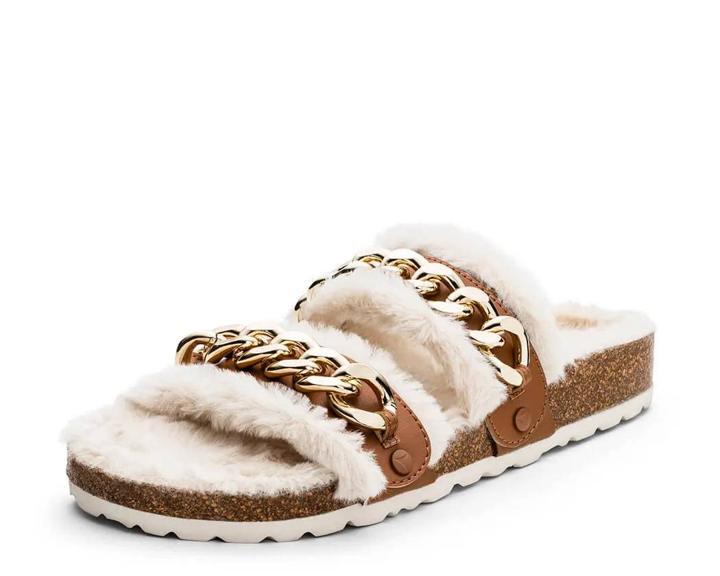 Gold Chain PS2 - Casual Cork Fur Crema PS2