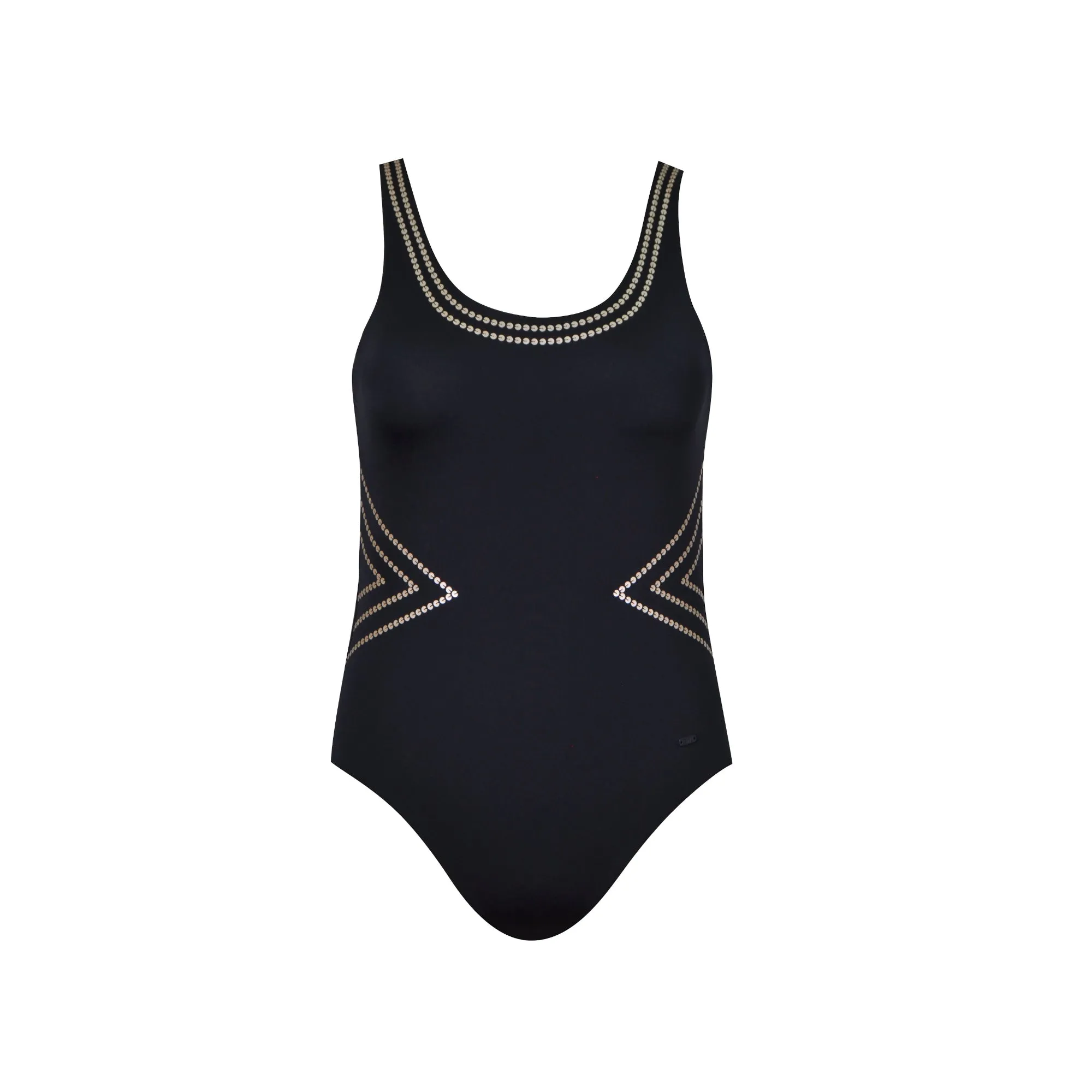 Gourami White Label Pearling Swimsuit - Black