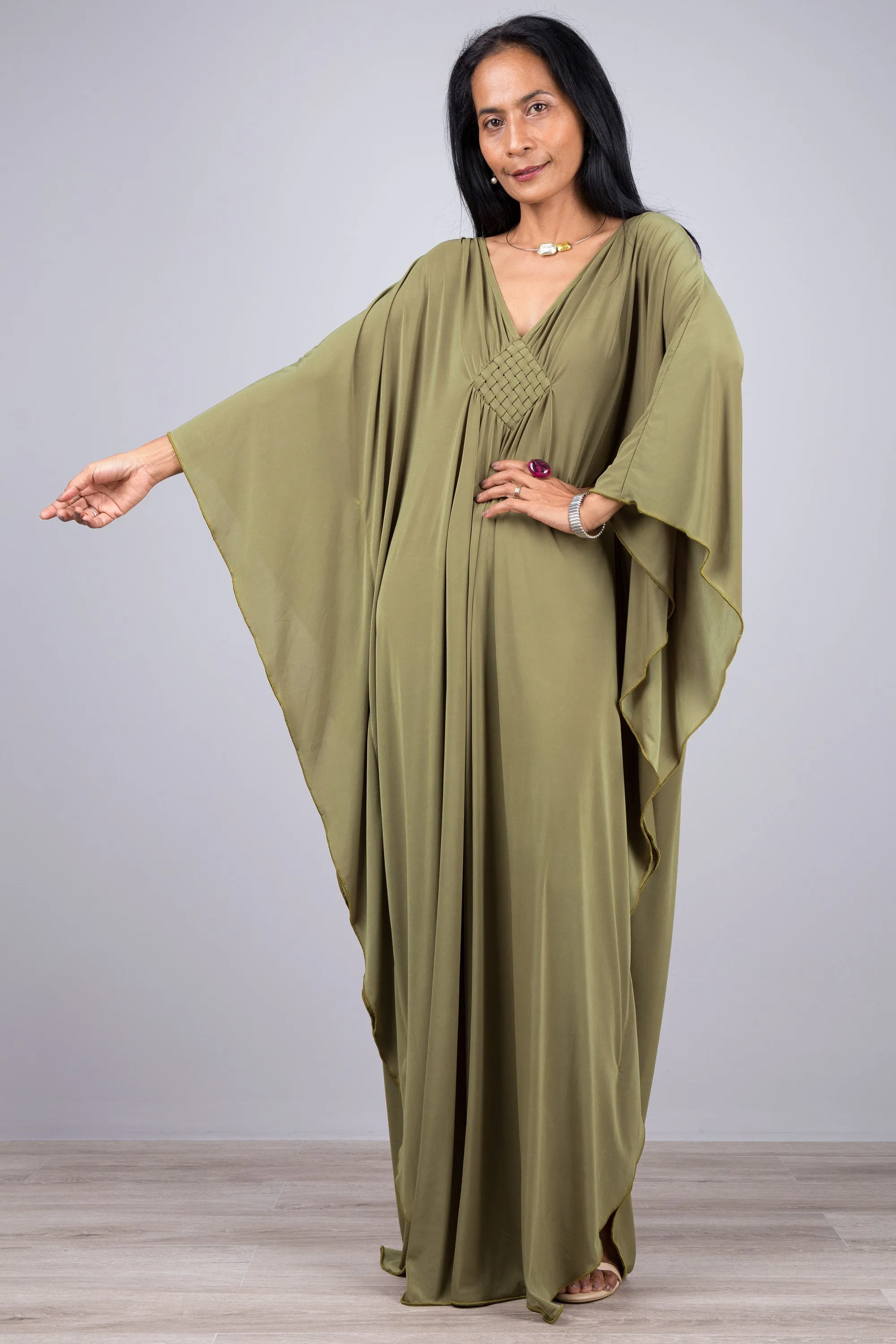 Green kaftan