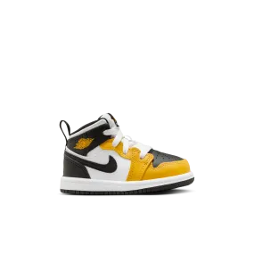 Jordan - Boy - TD Air Jordan 1 Mid - Yellow Ochre/Black