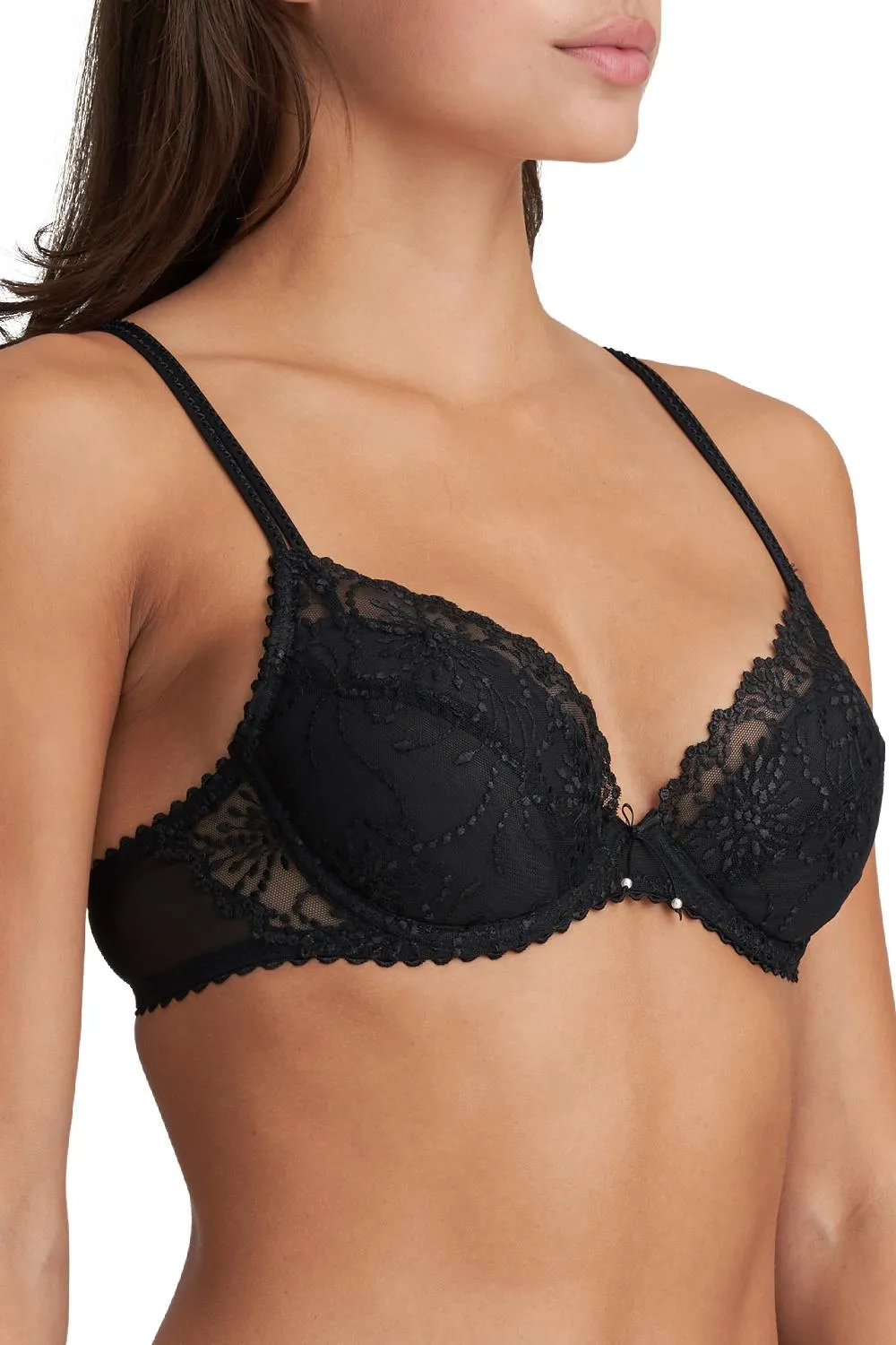 Marie Jo Jane Push Up Bra Removable Pads, Black (0101337)