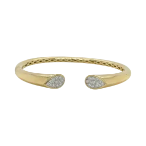 OPEN DIAMOND EDGE BANGLE