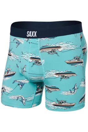 SAXX Ultra Boxer Brief SXBB30F-SSK (Shark Ski-Turquoise)