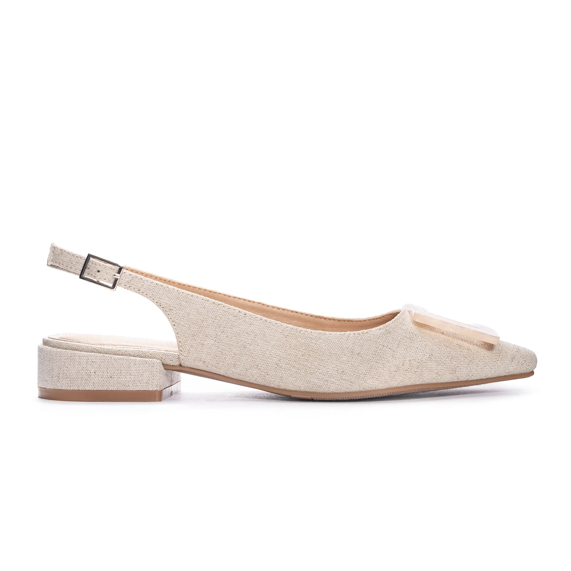 Sweetie Linen Slingback