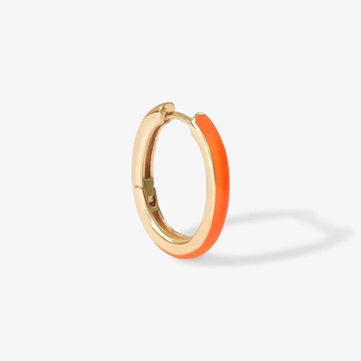 Yeong neon orange enamel hoop